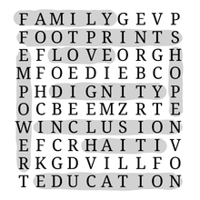 Load image into Gallery viewer, Footprints of the Son - TShirt “Word Search”