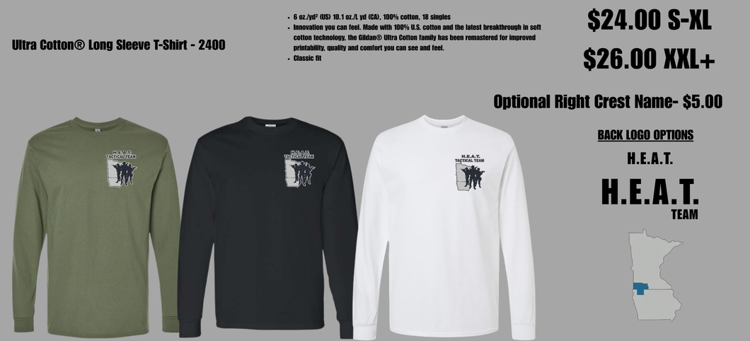 SILHOUETTE Logo - Long Sleeve Cotton