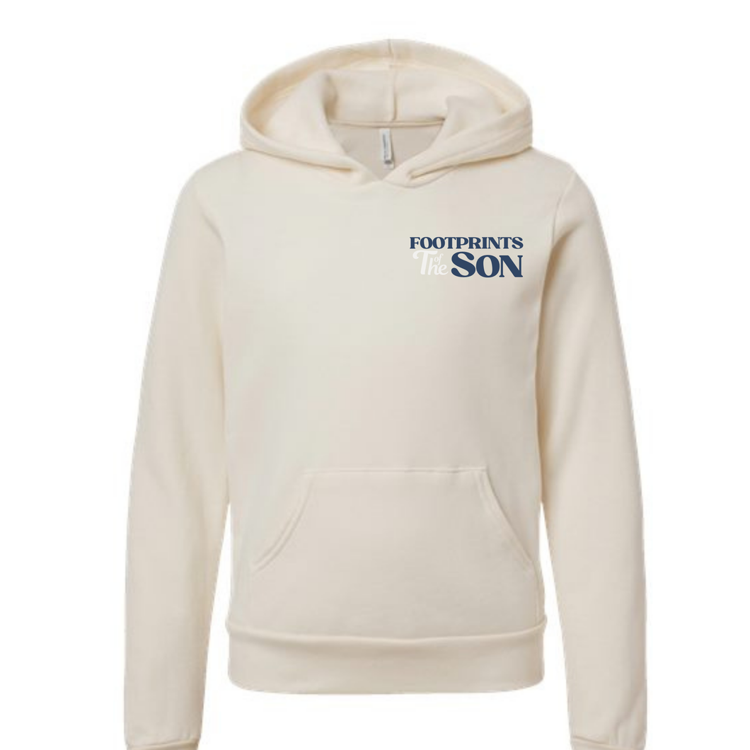 Footprints of the Son - Hoodie “Watercolor Village” YOUTH